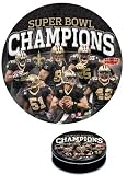 Wincraft New Orleans Saints Super Bowl XLIV Champions Puzzle Tin