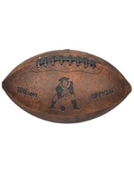 Sports: NFL New England Patriots Wilson 9-Inch Throwback Football - Gulf Coast Sales