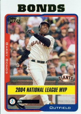 2005 Topps Baseball Card # 716 Barry Bonds San Francisco Giants