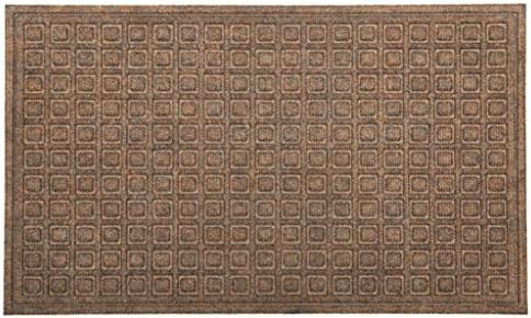 POLYPROPYLENE DOOR MAT Entrance Way Mat| Indoor/Outdoor door mat| Front Waterhog low profile entry mat | Garage Patio doormat Turf Absorbent Grass Snow Dust scraper High moisture removal,18"x30"X0.12"