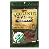 Golden Valley Natural Certified-Organic Beef Jerky, Teriyaki, 3-Ounce Pouches (Pack of 8)