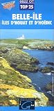 Carte de randonnée : Belle Île - Houat - Hoëdic