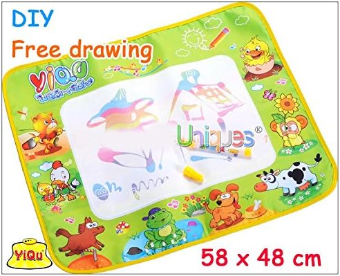 Big Multicolor 58x48cm Large DIY Water Drawing Mat Scrawl Aquadoodle Magic Pen Children Education Learn Toy Painting Board