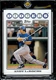 2008 Topps Baseball Cards # 162 Andy Laroche - Los Angeles Dodgers - MLB Baseball Trading Card in a Protective Screw Down Display Case