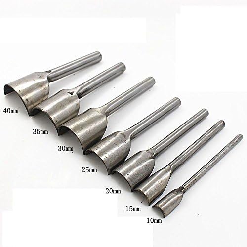 Leather Craft Tools Half-Round Cutter Punch Strap Belt Wallet End DIY 10-40MM