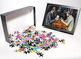 Photo Jigsaw Puzzle of CEZANNE CARD PLAYER, c1892. Paul Cezanne The Card Players. Canvas, c1892 from Granger Art on Demand
