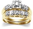 10k Choice of White or Yellow Gold Diamond Bridal Set (1/4 cttw, I-J Color, I3 Clarity)