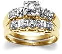 10k Choice of White or Yellow Gold Diamond Bridal Set (1/4 cttw, I-J Color, I3 Clarity)