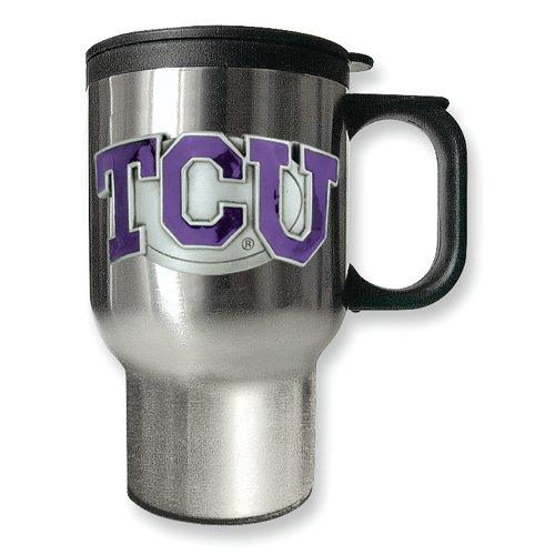 Texas Christian University 16oz Travel Mug