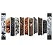 Brown/Black/Gray/White Mica Sample Set Powder Soap Making Colorant Cosmetics Art Crafts Nail Polish Resin Casting Stamping Dye Pigment Color
