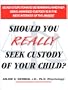 Should You Really Seek Custody Of Your Child?