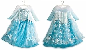 Disney Store Frozen Princess Elsa Costume Size Small 5/6 (5T) 2014 Style Edition