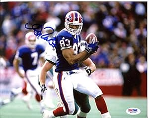 Signed Andre Reed Photograph - 8x10 #w84356 - PSA/DNA Certified - Autographed NFL Photos
