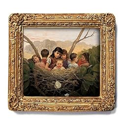 La Nichee - Gold Frame Magnet with pop-out easel (2-3/4" x 2-1/2")