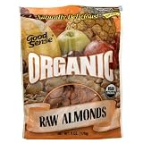 Good Sense Organic Raw Almonds, 6-Ounce Bag (Pack of 3)