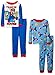 Super Mario Brothers Boys' Super Mario 4-Piece Cotton Pajama Set