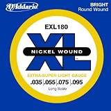 Produkt-Bild: D'Addario EXL180 Bass Saitensatz Long 0,08 cm - 0,13 cm (.035 - .095 Zoll)