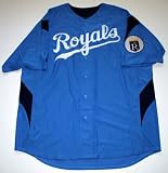Kansas City Royals Majestic Powder Blue Cooperstown Jersey (XL)