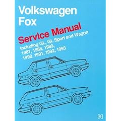 Volkswagen Fox Service Manual: 1987-1993