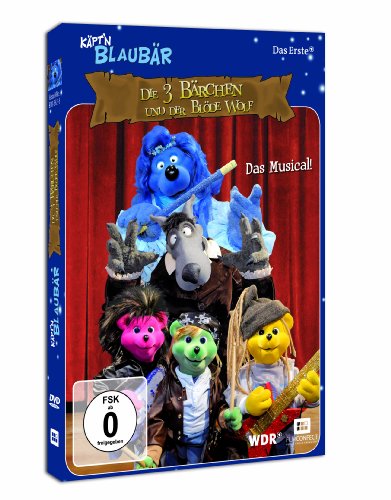 FilmConfect Home Entertainment GmbH K&auml;ptn Blaub&auml;r , die drei B&auml;rchen und der bl&ouml;de Wolf - Das Musical
