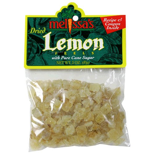 Melissa's Dried Lemon Peels, 3-Ounce Bags (Pack of 12) by Melissa's