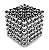 MAXCUBE Silber das original verrückte Magnetwürfel Spiel in schöner Metalldose