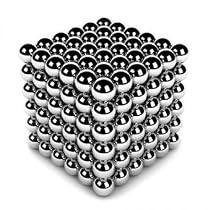 MAXCUBE Silber das original verr&uuml;ckte Magnetw&uuml;rfel Spiel in sch&ouml;ner Metalldose