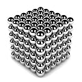 MAXCUBE Silber das original verr�ckte Magnetw�rfel Spiel in sch�ner Metalldose