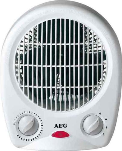AEG Heizlüfter 1000/2000W weiß mit Überhitzungsschutz und Frostschutzschaltung