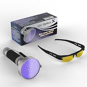 Powerful LED Ultraviolet Black Light Flashlight Detects Bed Bugs, Insects, Scorpions, Diamonds, Automotive Leaks, Pet Stains, Toxic Mold, Great For Camping Or Explorers.
