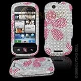 Motorola CLIQ MB200 Cell Phone Full Crystal Diamonds Bling Protective Case  ....