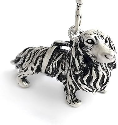 Dachshund Dog Pet Charm - Doxie Wiener Necklace Puppy Fashion Pendant - Animal Gift Jewelry