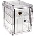 Bel-Art Scienceware 420731000 Clear Secador 3.0 Vertical Desiccator Cabinet with 3 Shelves, 13.4" Width x 16.4" Height x 16.3" Depth