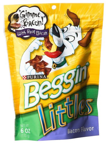 Beggin' Littles, Bacon Flavor Dog Snacks, 6-Ounce Bags (Pack of 10)