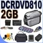 Sony HandyCam Hybrid DCR-DVD810 25x Optical Zoom DVD Camcorder BigVALUEInc Accessory Saver 2GB PRODuo Filter Bundle + MORE