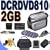 Sony HandyCam Hybrid DCR-DVD810 25x Optical Zoom DVD Camcorder BigVALUEInc Accessory Saver 2GB PRODuo Filter Bundle + MORE