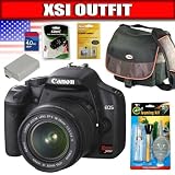 cheap Canon Digital Rebel XSi 12MP Digital SLR Camera with EF-S 18-55mm f/3.5-5.6 IS Lens (Black) Package 2