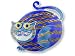Jewelry : Clearly Charming Chesire Cat Sterling Silver and Enamel Pin by Zarah