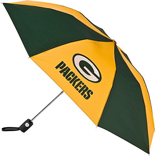 GREEN BAY PACKERS NFL AUTOMATIC FOLDING UMBRELLA