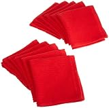 read full review Bardwil Cotton Barmop, Pack of 12 Dishcloths, Poppy