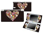 Bundle Monster Nintendo Ndsi Dsi Nds Ds i Vinyl Game Skin Case Art Decal Cover Sticker Protector Accessories - Flowers Heart