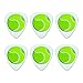 Tennis Ball Novelty Guitar Picks Medium Gauge - Set of 6