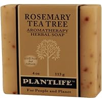 Rosemary Tea Tree 100% Pure & Natural Aromatherapy Herbal Soap- 4 oz