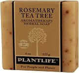 Rosemary Tea Tree 100% Pure & Natural Aromatherapy Herbal Soap- 4 oz (113g)