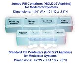 Medcenter System JUMBO Replacement Boxes 1-31