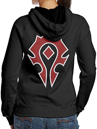 Womens Ladies Pullover World Of Warcraft Horde Spray Cute Hooded Sweatshirt