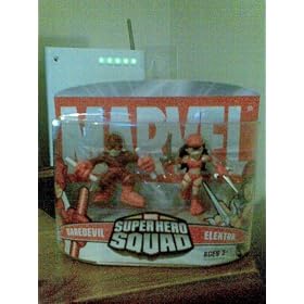 Marvel Super Hero Squad 2 Pack - Daredevil and Elektra