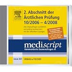 Mediscript, Kommentierte Examensfragen, Hammerexamen, CD-ROMs : 2. Abschnitt der �rztlichen Pr�fung, CD-ROM 10/06-4/08, inkl. GK2 (3/01-8/05) und GK3 (3/01 - 8/06)