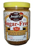 Joseph's Sugar Free Crunchy Peanut Butter, 18 oz. jar