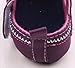 Voberry® Baby Girls Soft Soled Butterfly Crib Moccasins Canvas Mary Jane Shoes (12~18 Month, Purple)
